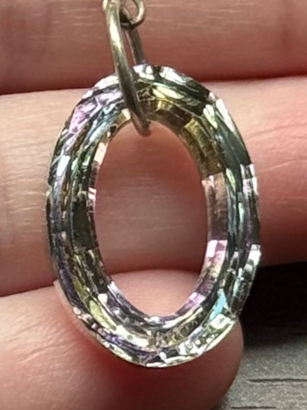 Swarovski Crystal Vitrail Light Cosmic Oval Earrings - Picture 4 of 5